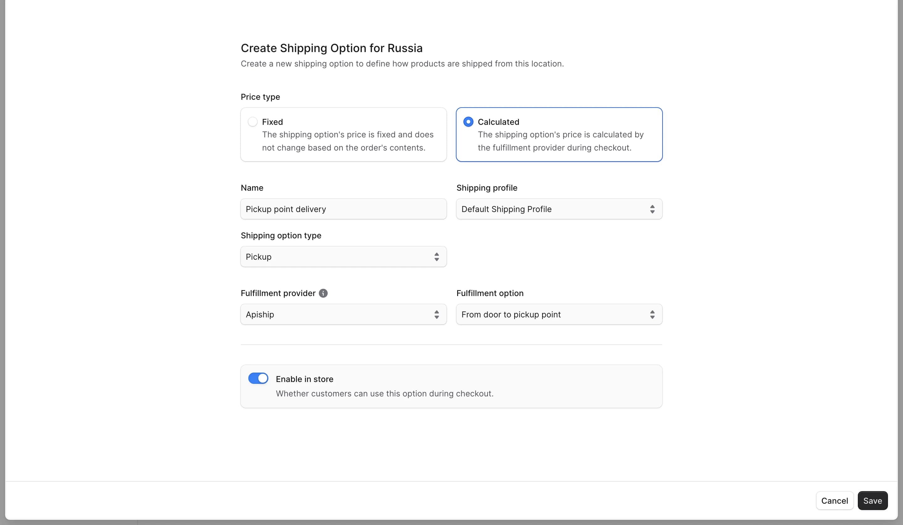 Add ApiShip shipping option