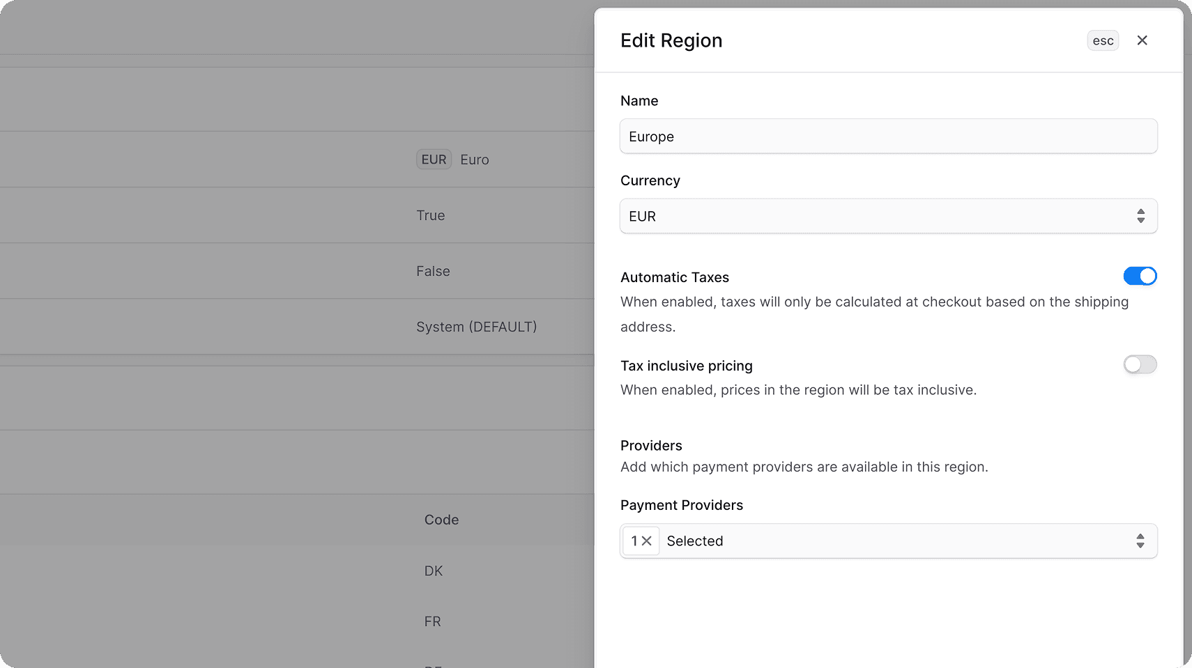 Add payment provider