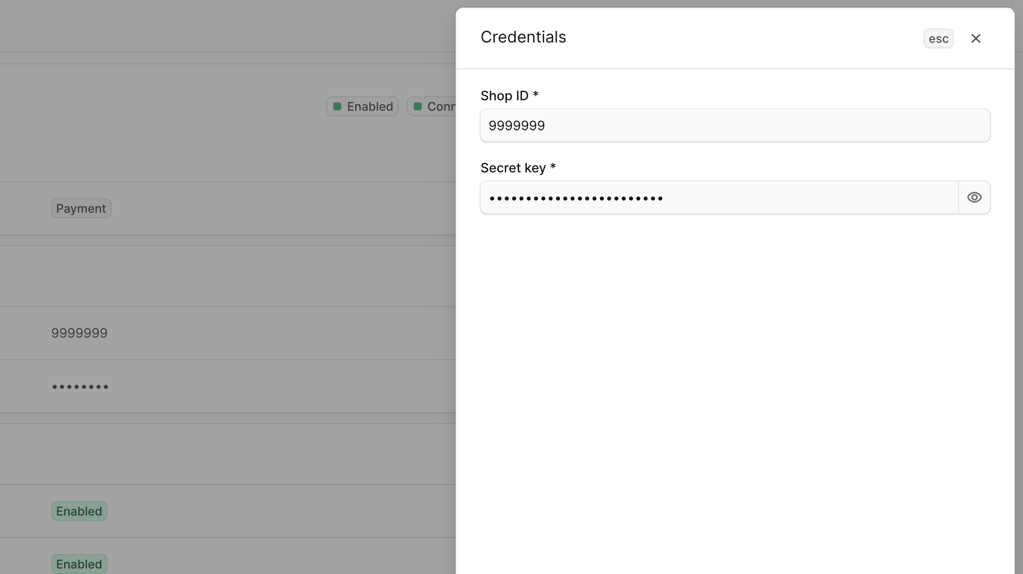 Configuring an integration