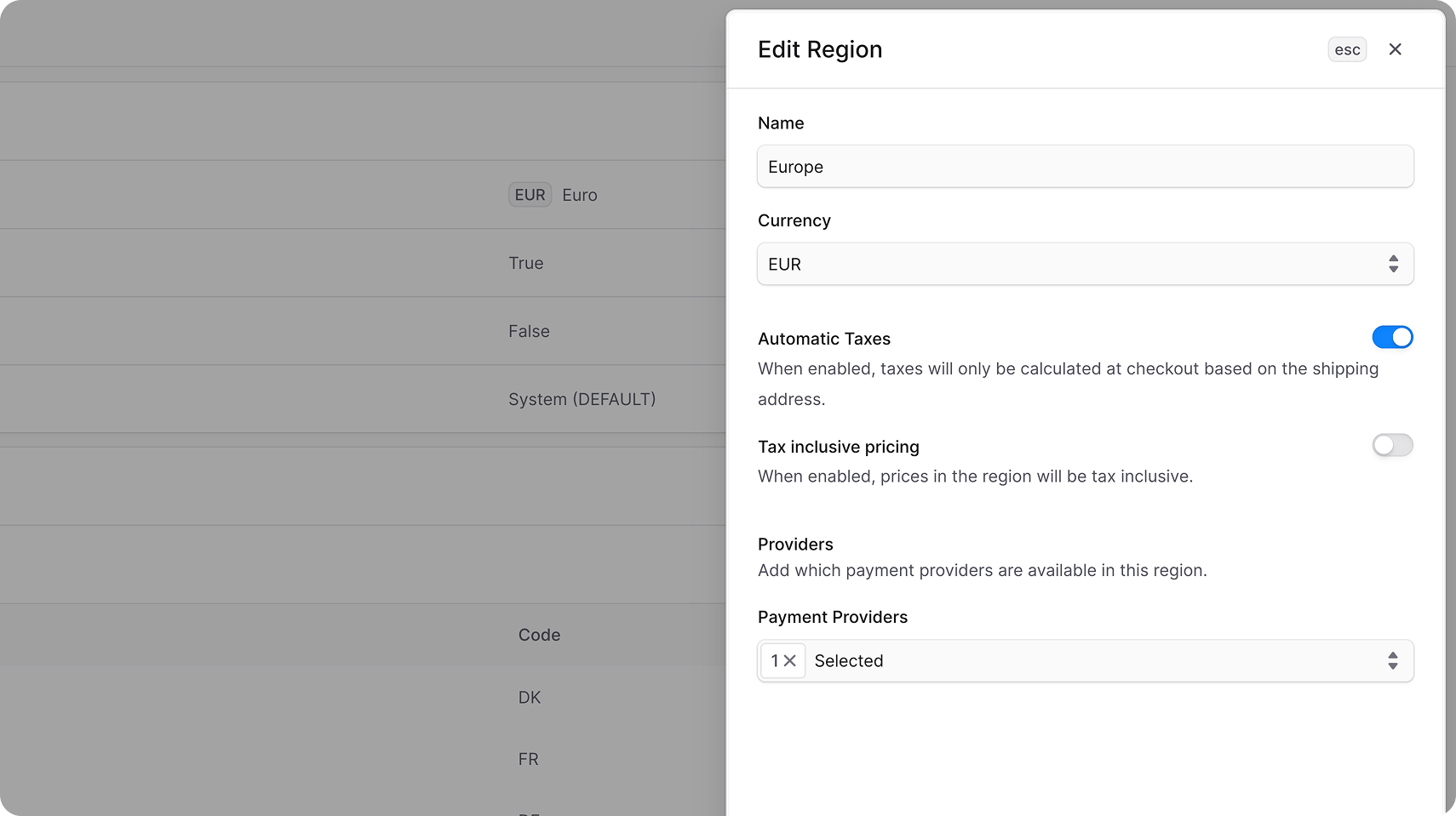 Add payment provider